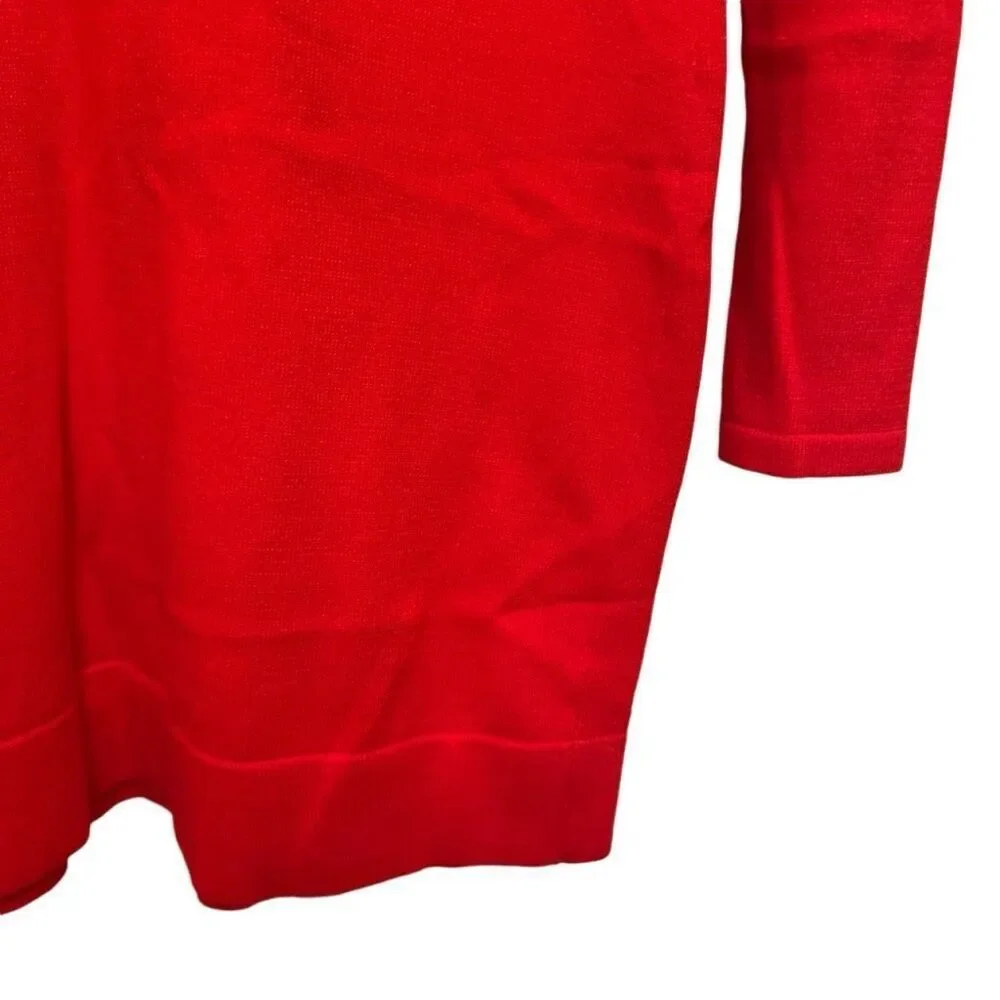 Michael Kors orange sweater dress- size M